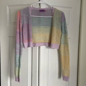 Edikted Women’s Cropped Knit Cardigan XS